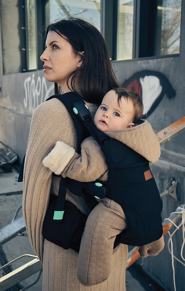 Neobulle Porte-bébé My Néo - Noir - Porte Bébé Neobulle Sur L'Armoire