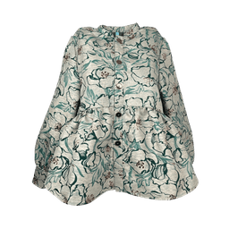 Umstandsbluse mit Puffärmeln